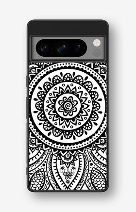 Google Pixel 8 Pro Hard Case – Henna Mandala - View 1