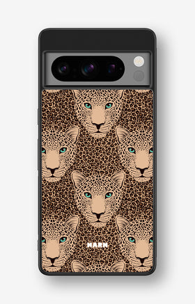 Google Pixel 8 Pro Hard Case – Leopard Gaze - View 1