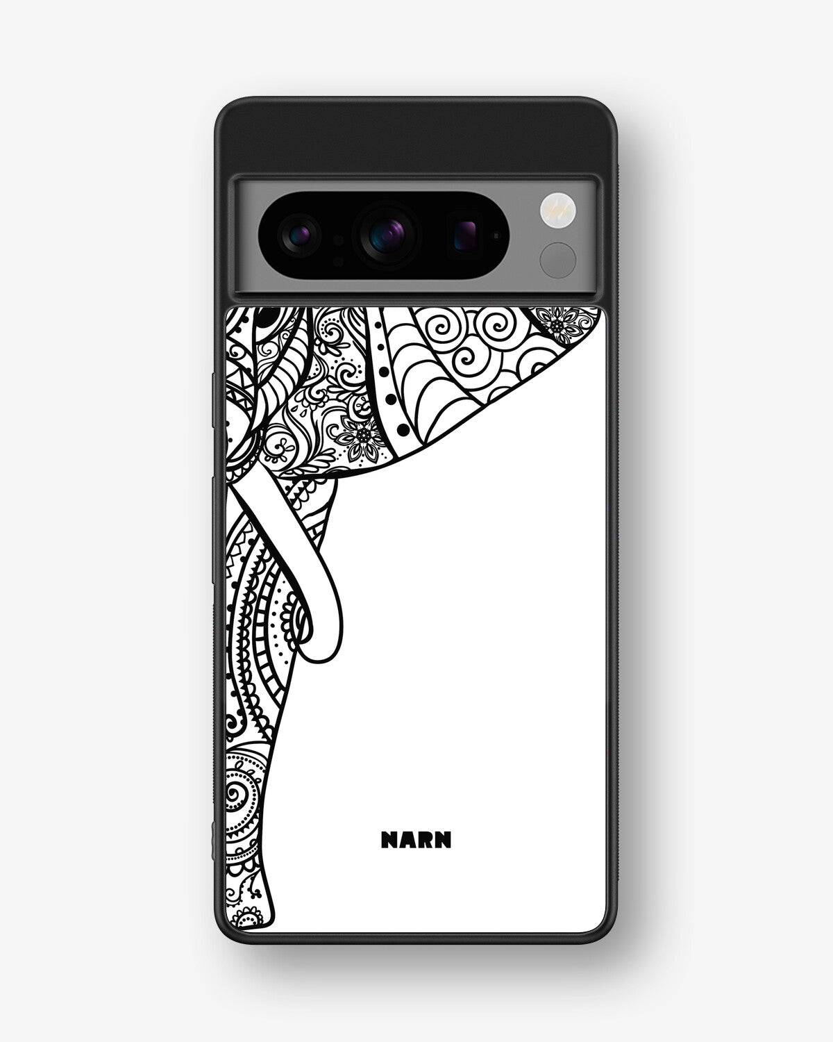 Google Pixel 8 Pro Hard Case – Mandala Elephant - View 1