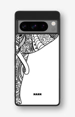 Google Pixel 8 Pro Hard Case – Mandala Elephant - View 1