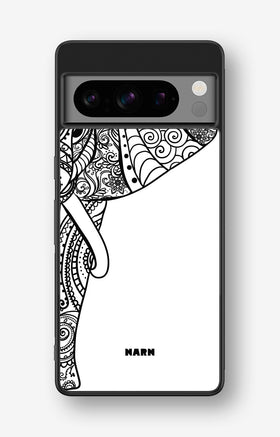 Google Pixel 8 Pro Hard Case – Mandala Elephant - View 1