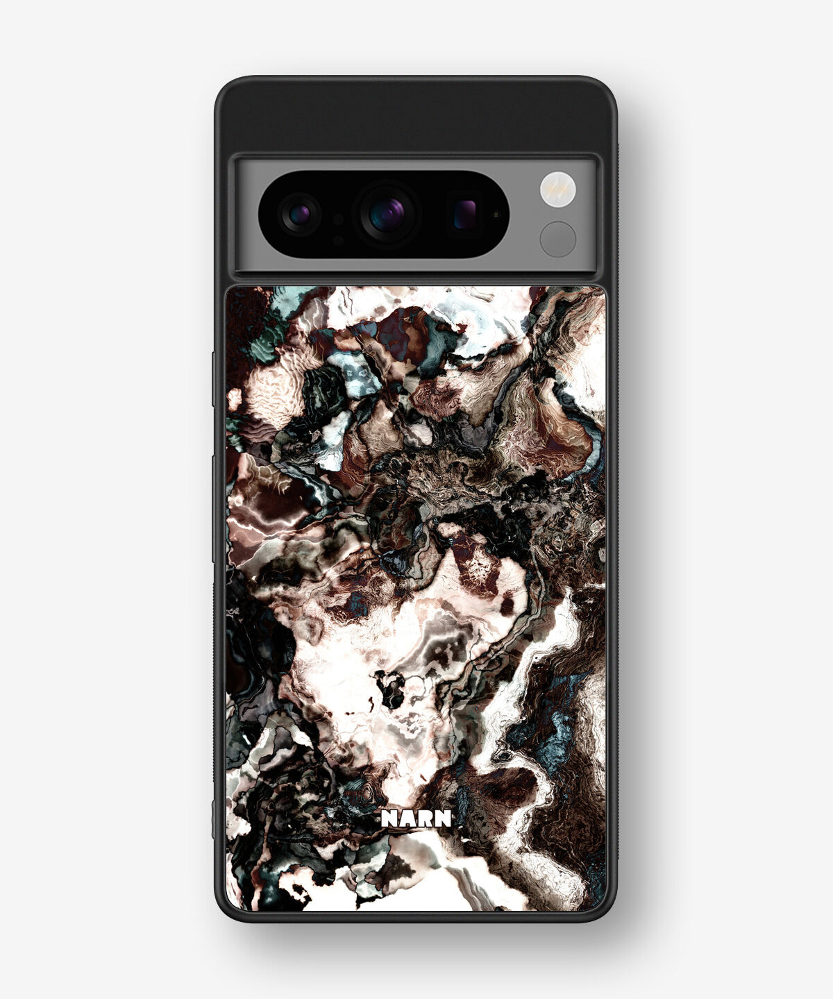 Google Pixel 8 Pro Hard Case – Marble Brown - View 1