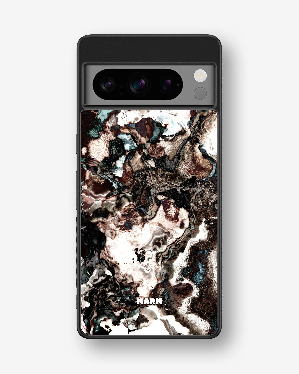 Google Pixel 8 Pro Hard Case – Marble Brown - View 1