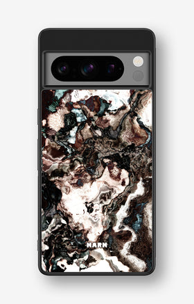 Google Pixel 8 Pro Hard Case – Marble Brown - View 1