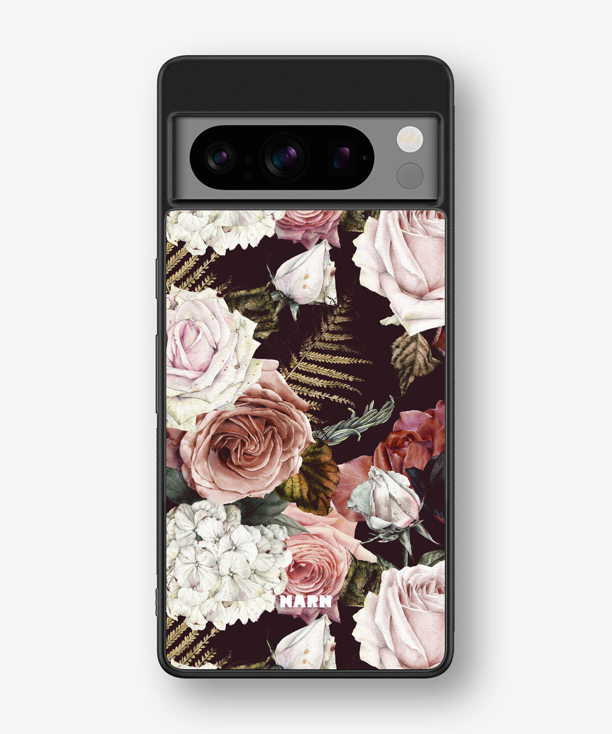 Google Pixel 8 Pro Hard Case – Midnight Roses - View 1