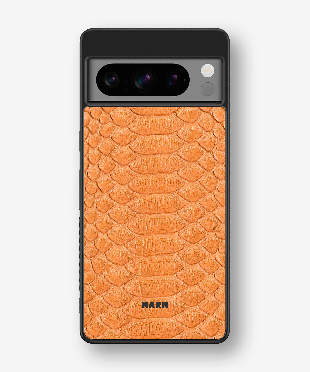 Google Pixel 8 Pro Hard Case – Orange Snake - View 1