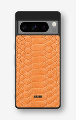 Google Pixel 8 Pro Hard Case – Orange Snake - View 1