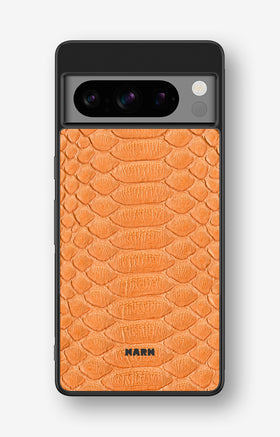 Google Pixel 8 Pro Hard Case – Orange Snake - View 1