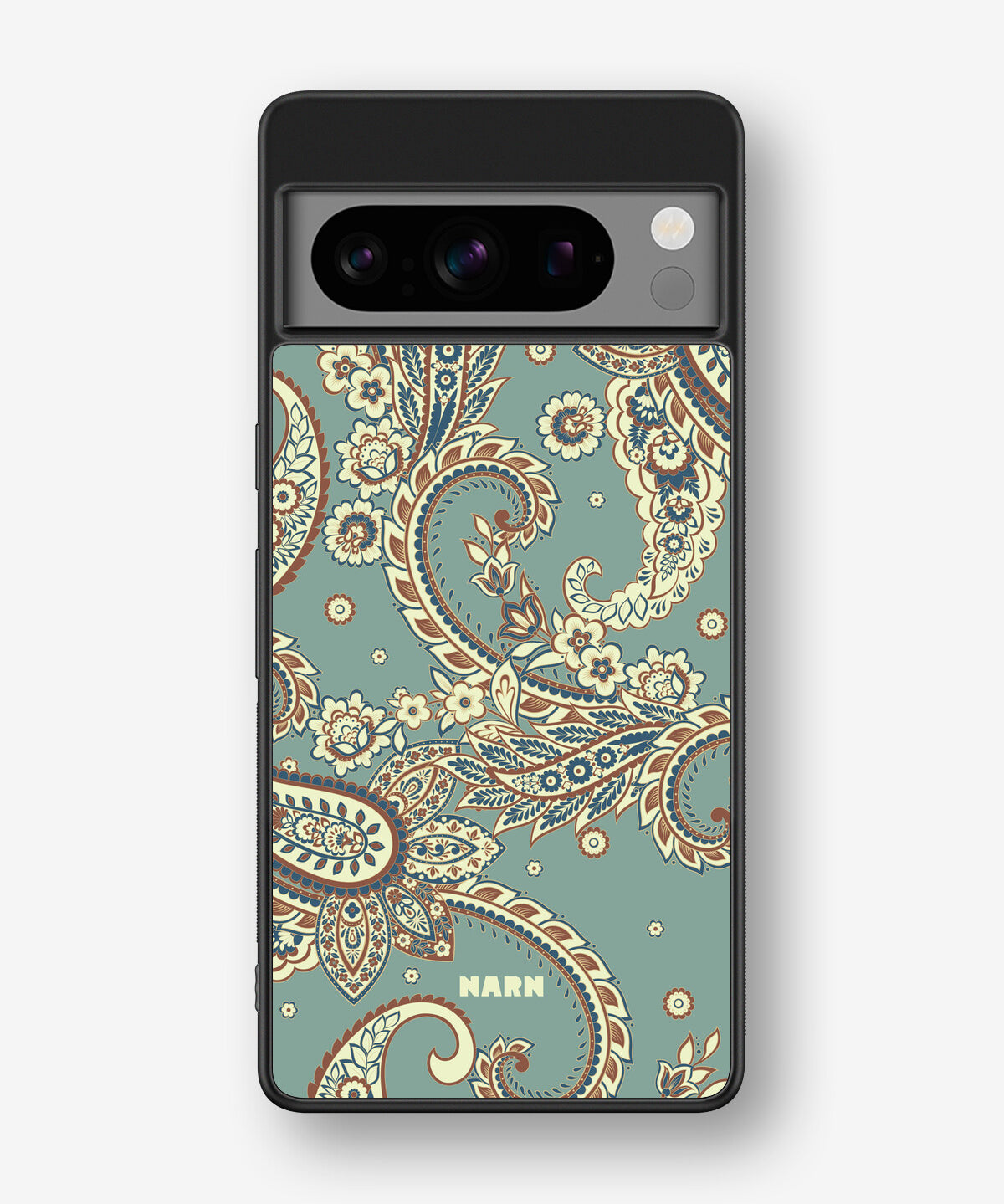 Google Pixel 8 Pro Hard Case – Paisley Green - View 1