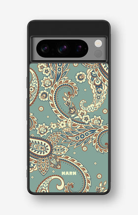 Google Pixel 8 Pro Hard Case – Paisley Green - View 1