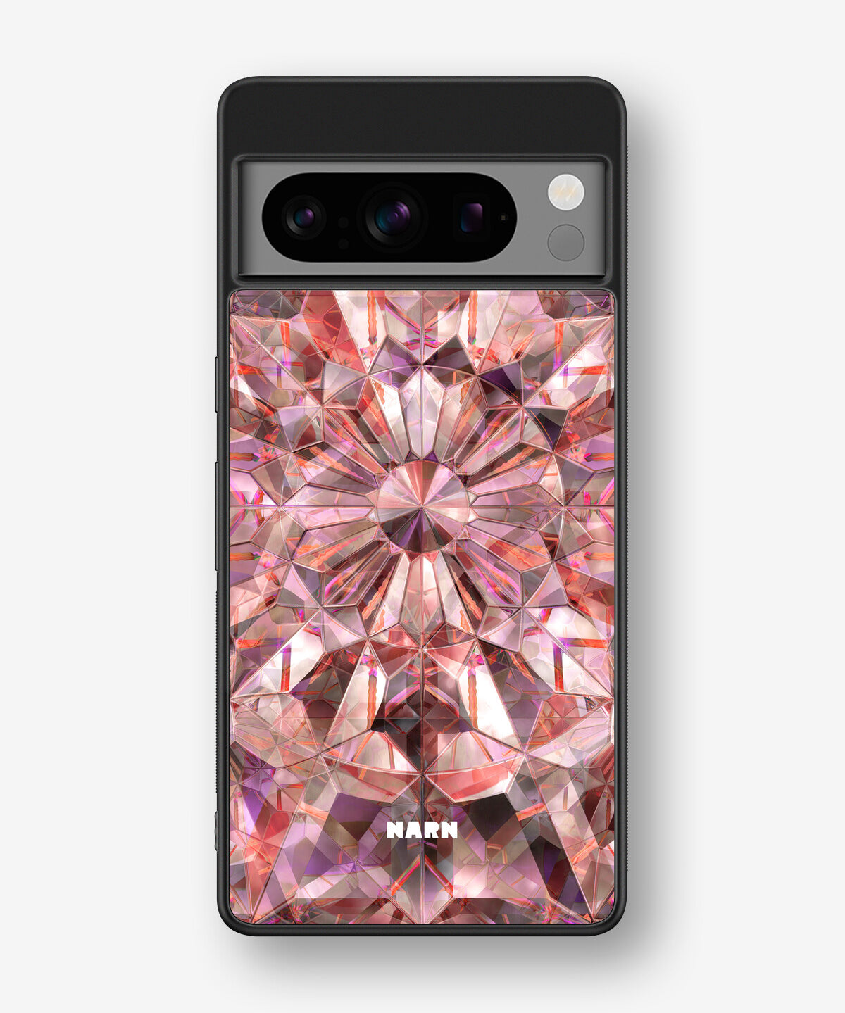 Google Pixel 8 Pro Hard Case – Pink Crystals - View 1