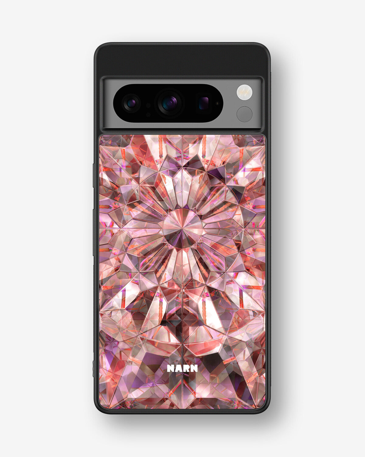 Google Pixel 8 Pro Hard Case – Pink Crystals - View 1