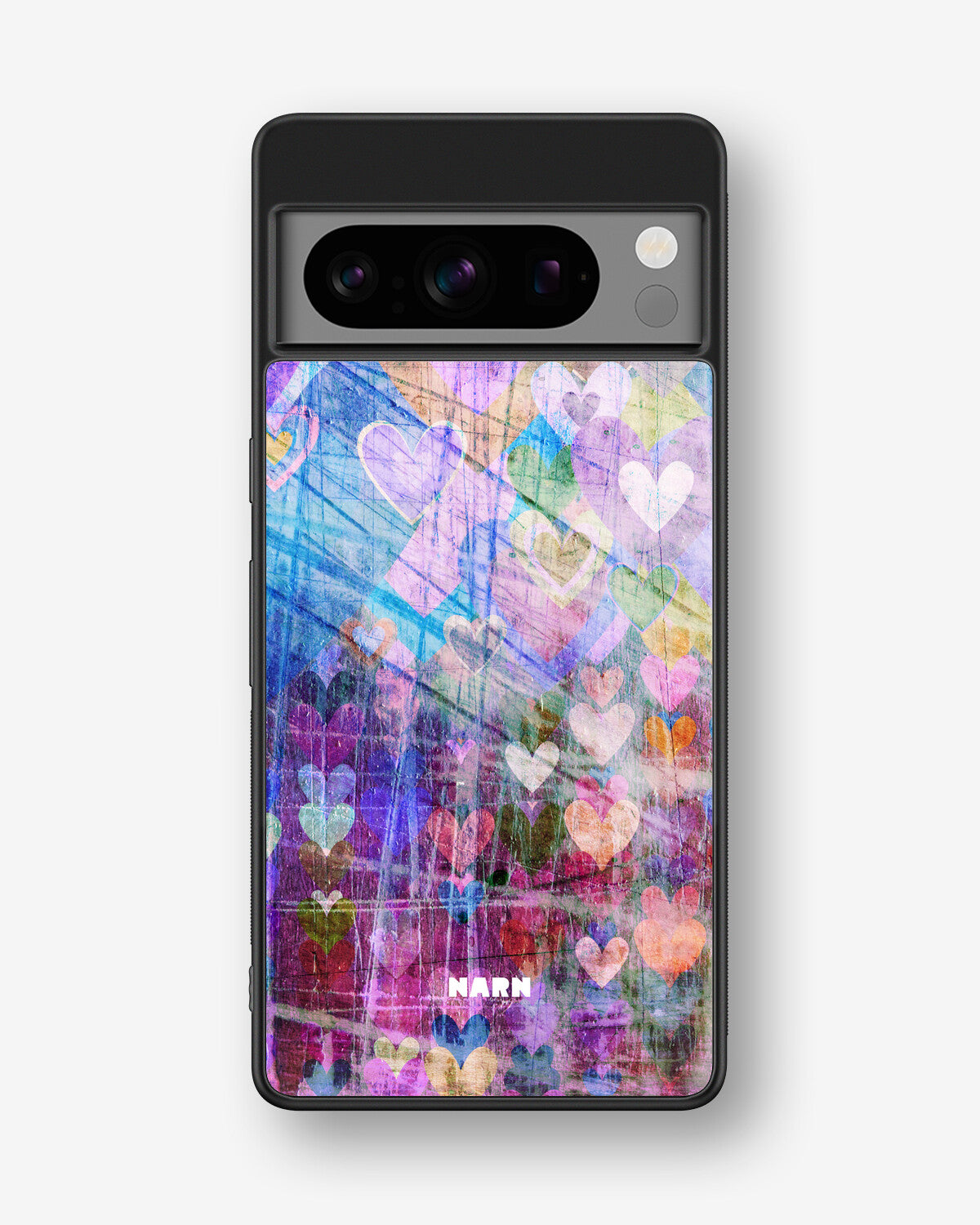Google Pixel 8 Pro Hard Case – Purple Hearts - View 1
