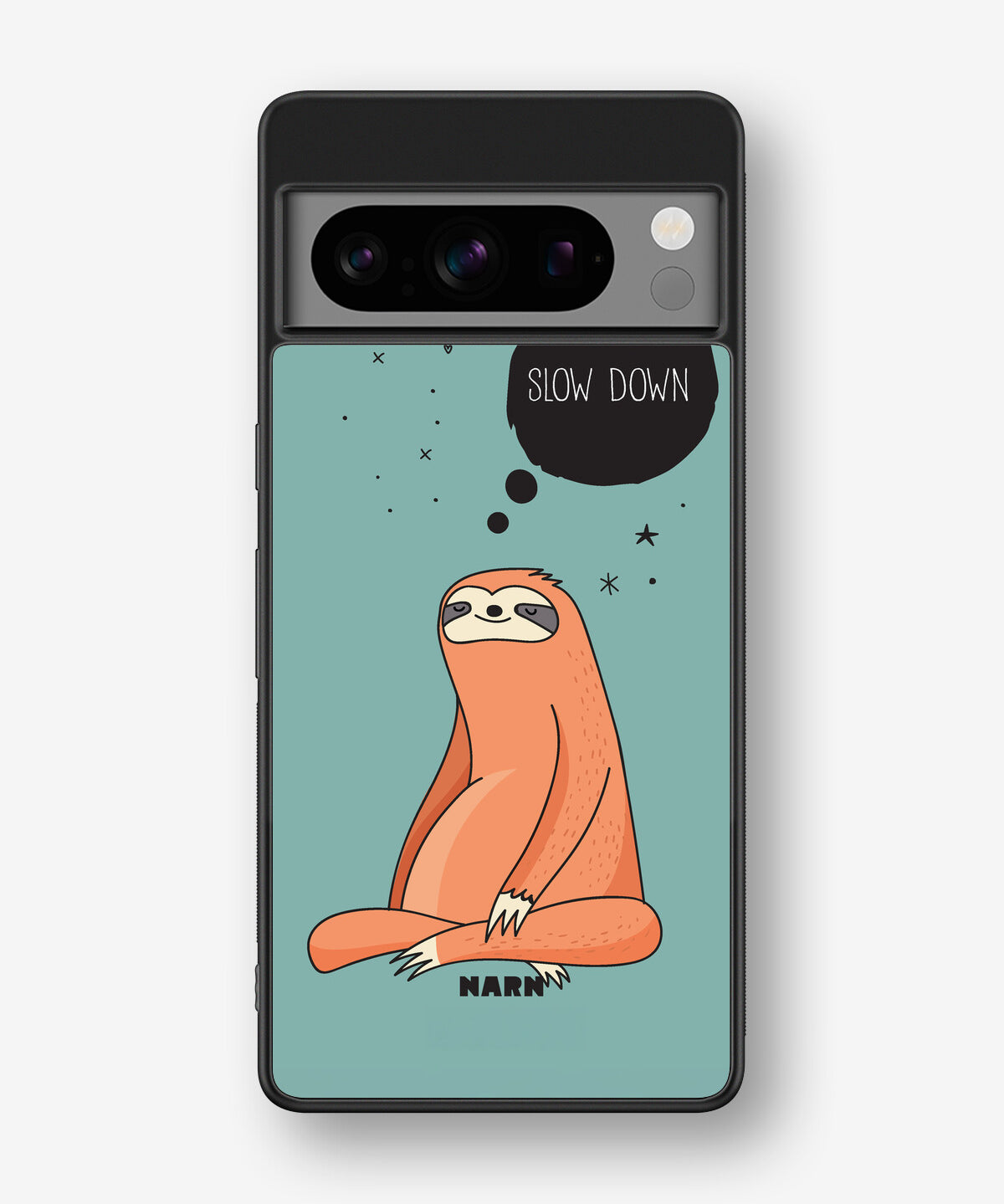 Google Pixel 8 Pro Hard Case – Slow Down Sloth - View 1