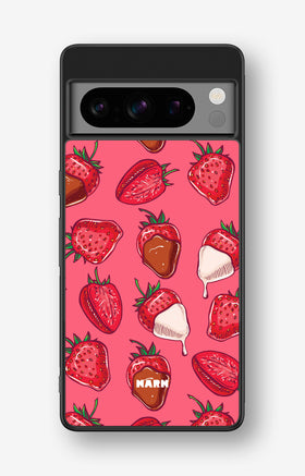 Google Pixel 8 Pro Hard Case – Strawberry Chocolate - View 1