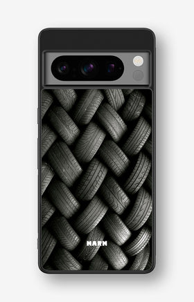 Google Pixel 8 Pro Hard Case – Tires Wall - View 1