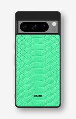 Google Pixel 8 Pro Hard Case – Turquoise Snake - View 1