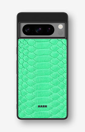 Google Pixel 8 Pro Hard Case – Turquoise Snake - View 1
