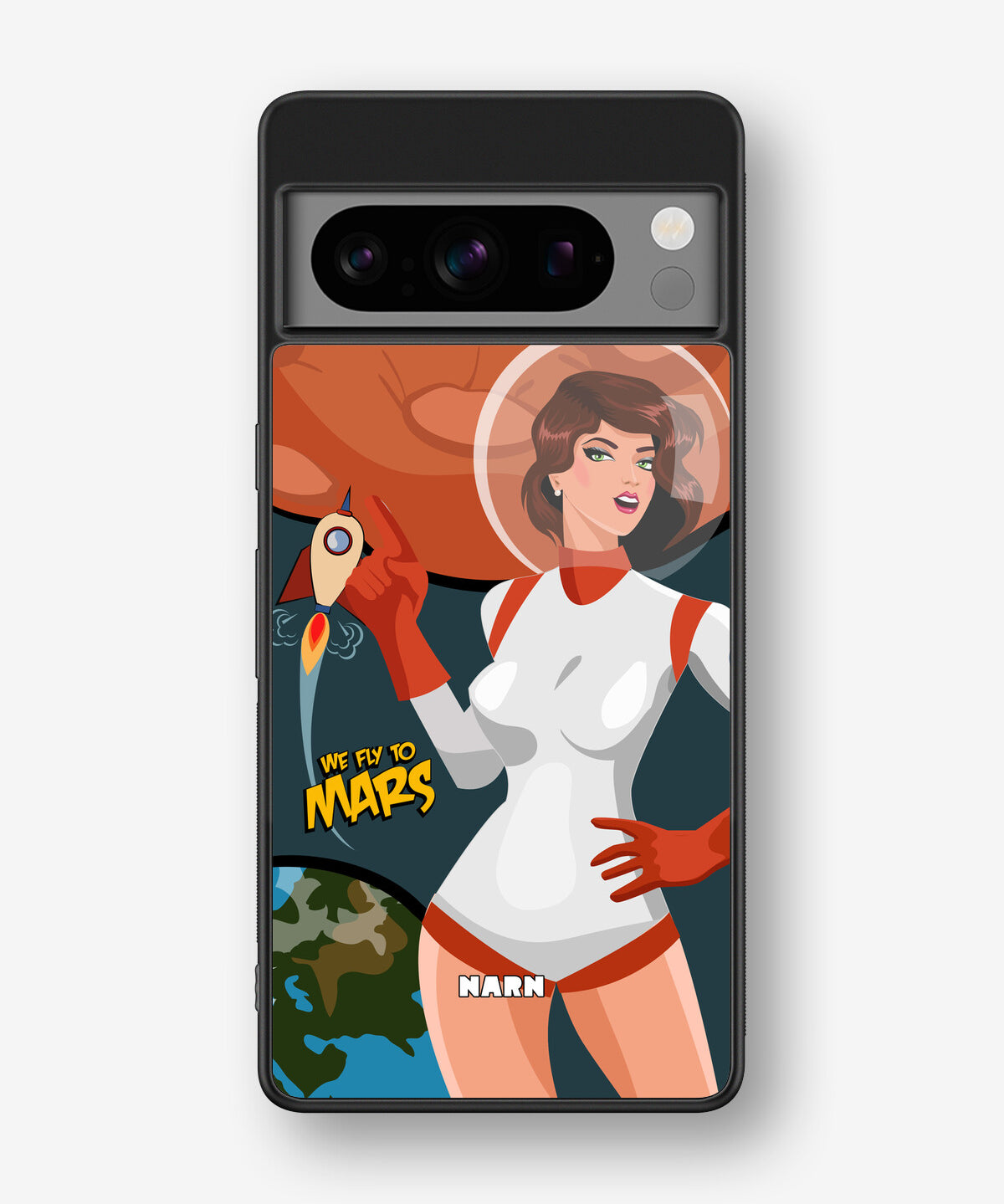 Google Pixel 8 Pro Hard Case – We Fly To Mars - View 1