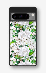 Google Pixel 8 Pro Hard Case – White Bloom - View 1
