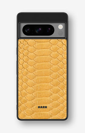 Google Pixel 8 Pro Hard Case – Yellow Snake - View 1