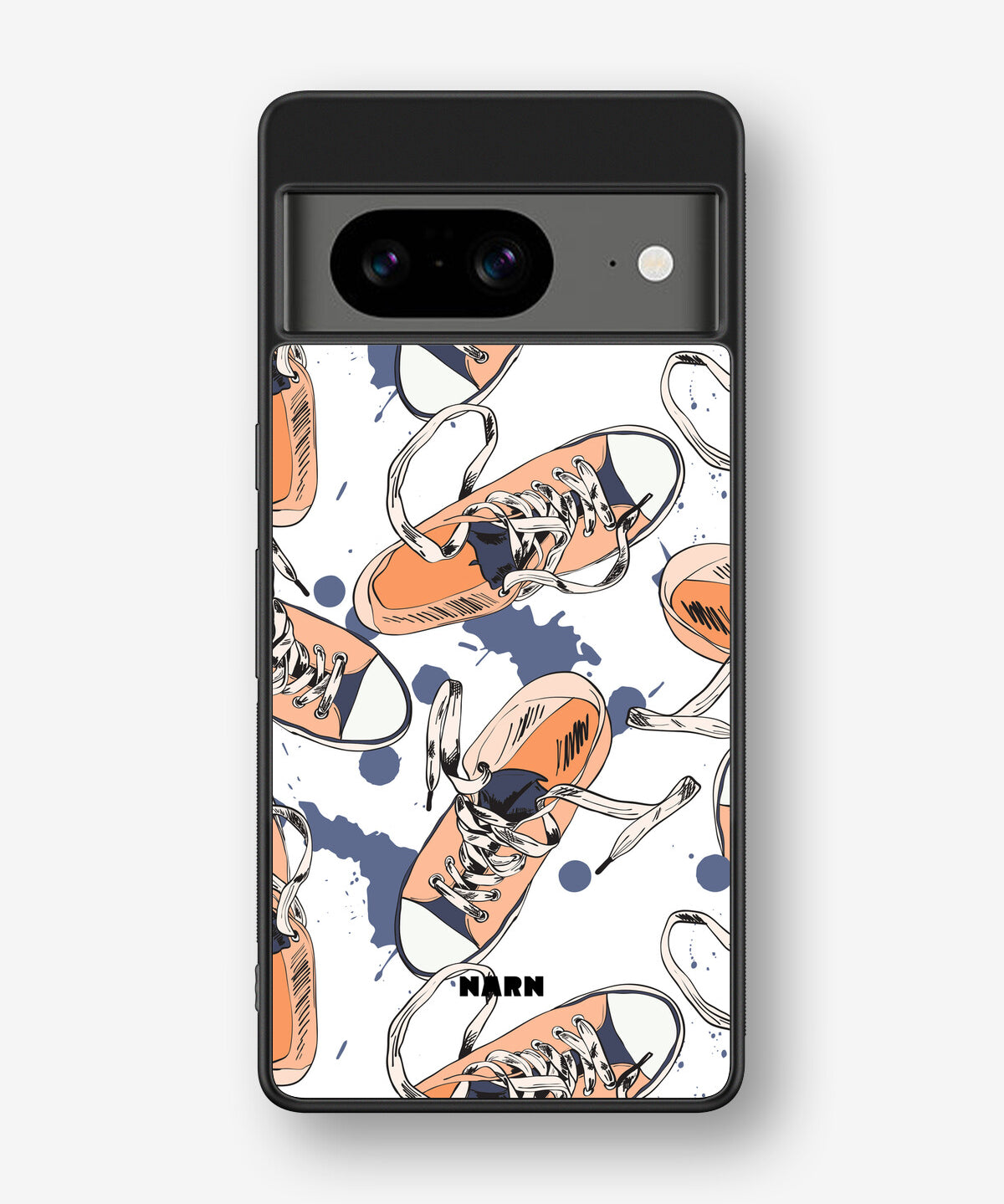 Google Pixel 8 Hard Case – Apricot Sneakers - View 1