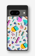 Google Pixel 8 Hard Case – 80s Memphis - View 1