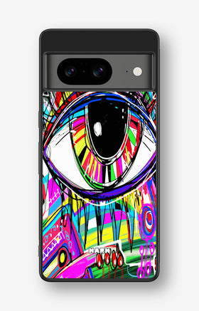 Google Pixel 8 Hard Case – Abstract Eye - View 1