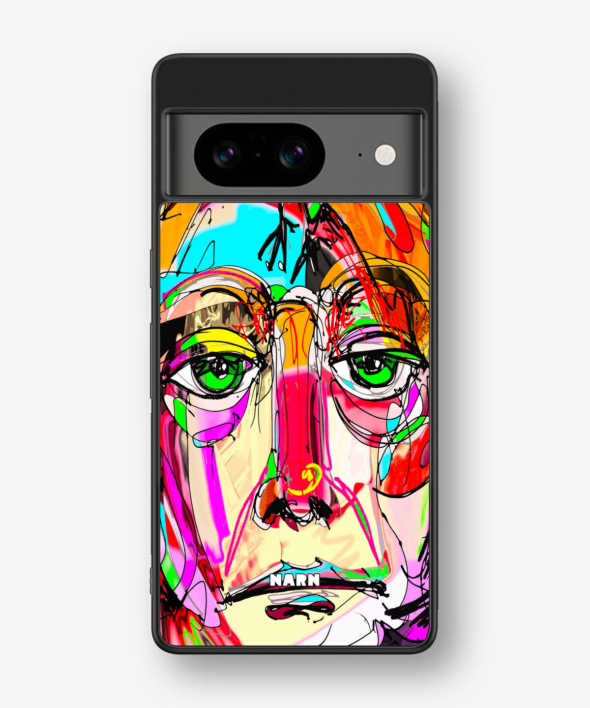 Google Pixel 8 Hard Case – Abstract Portrait - View 1