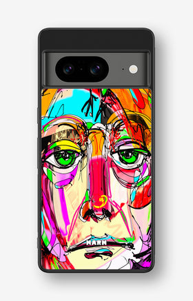 Google Pixel 8 Hard Case – Abstract Portrait - View 1