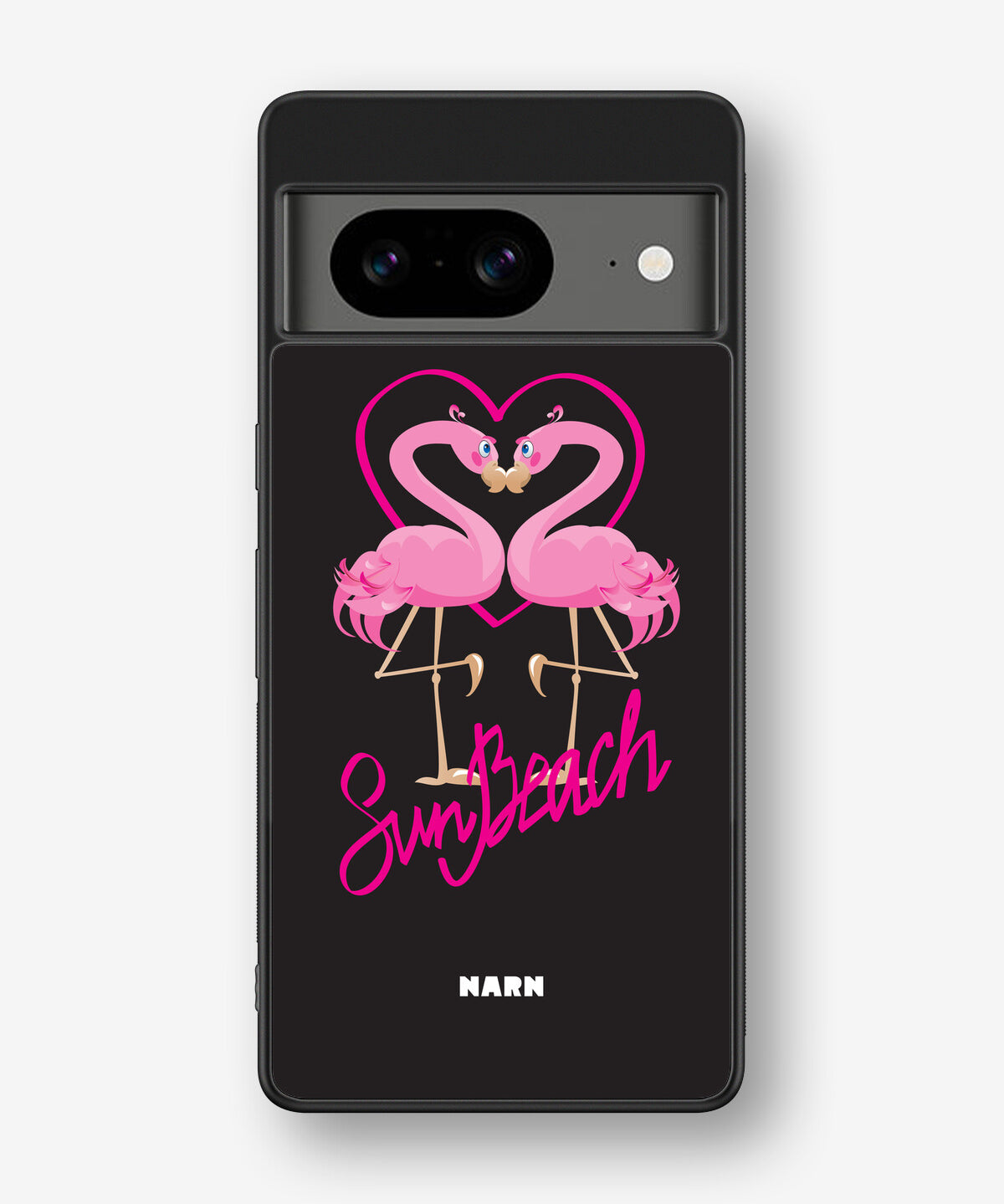 Google Pixel 8 Hard Case – Beach Flamingo - View 1
