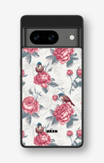 Google Pixel 8 Hard Case – Birds Among Roses - View 1