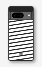Google Pixel 8 Hard Case – Black Stripes - View 1