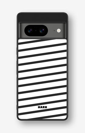 Google Pixel 8 Hard Case – Black Stripes - View 1