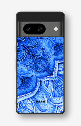 Google Pixel 8 Hard Case – Blue Vintage - View 1