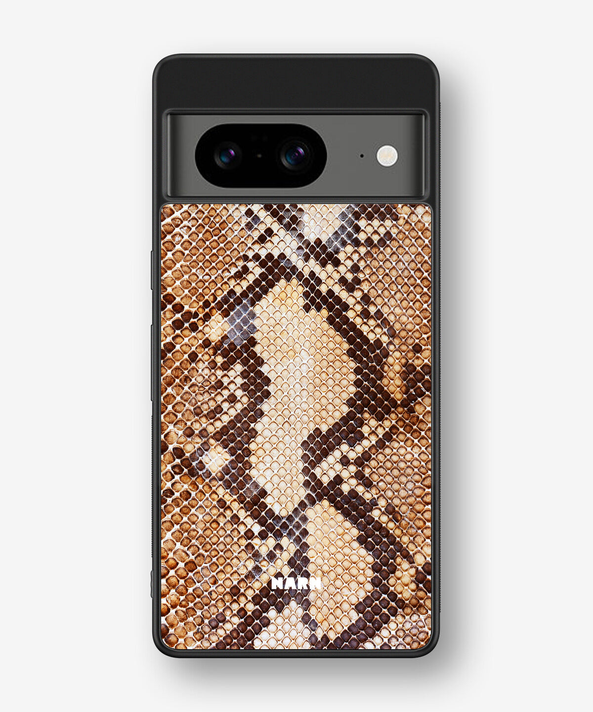 Google Pixel 8 Hard Case – Brown Snakeskin - View 1