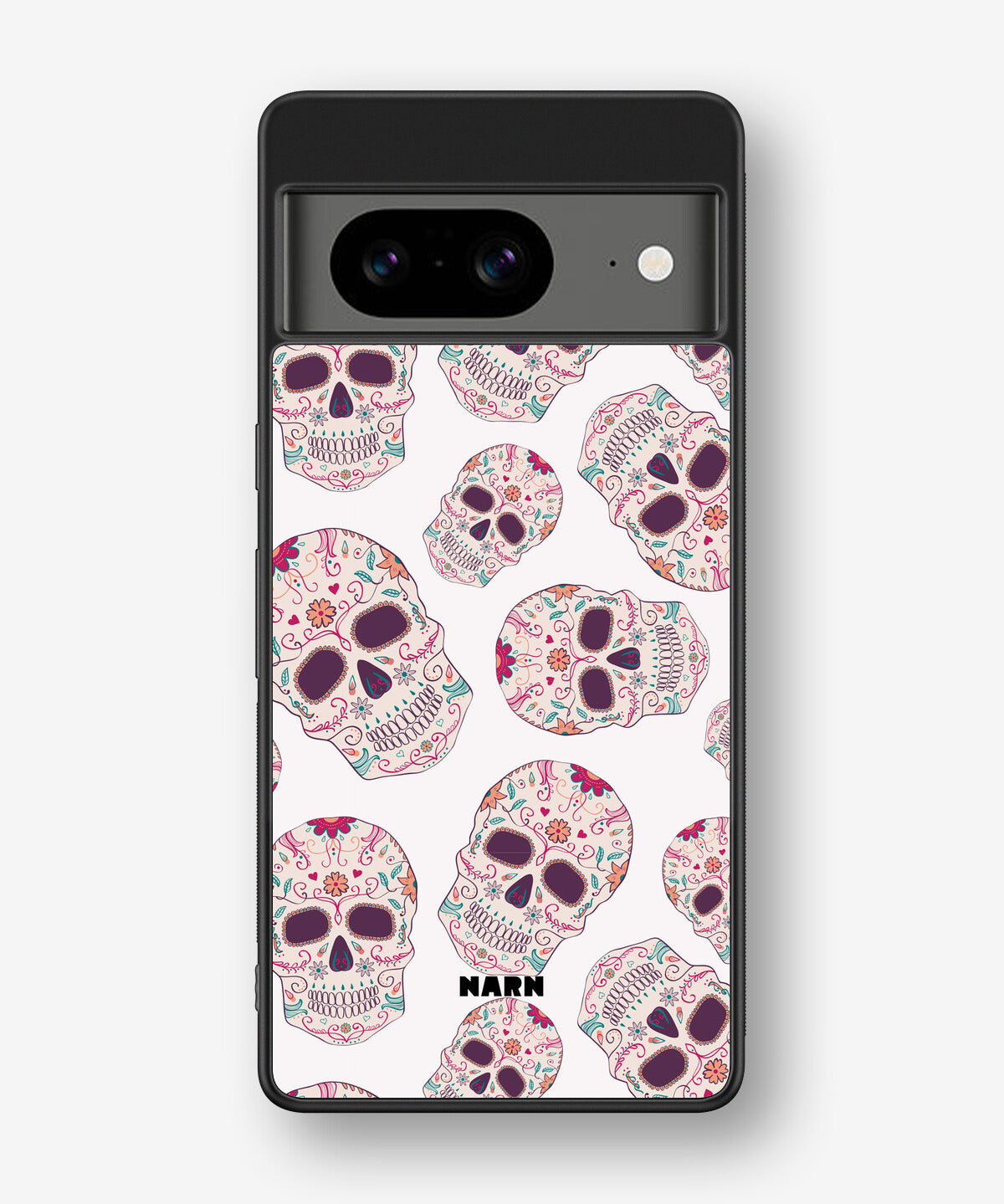 Google Pixel 8 Hard Case – Calavera Skulls - View 1