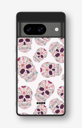 Google Pixel 8 Hard Case – Calavera Skulls - View 1