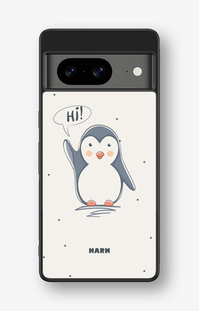 Google Pixel 8 Hard Case – Cute Penguin - View 1