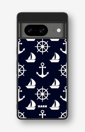 Google Pixel 8 Hard Case – Deep Blue Voyage - View 1