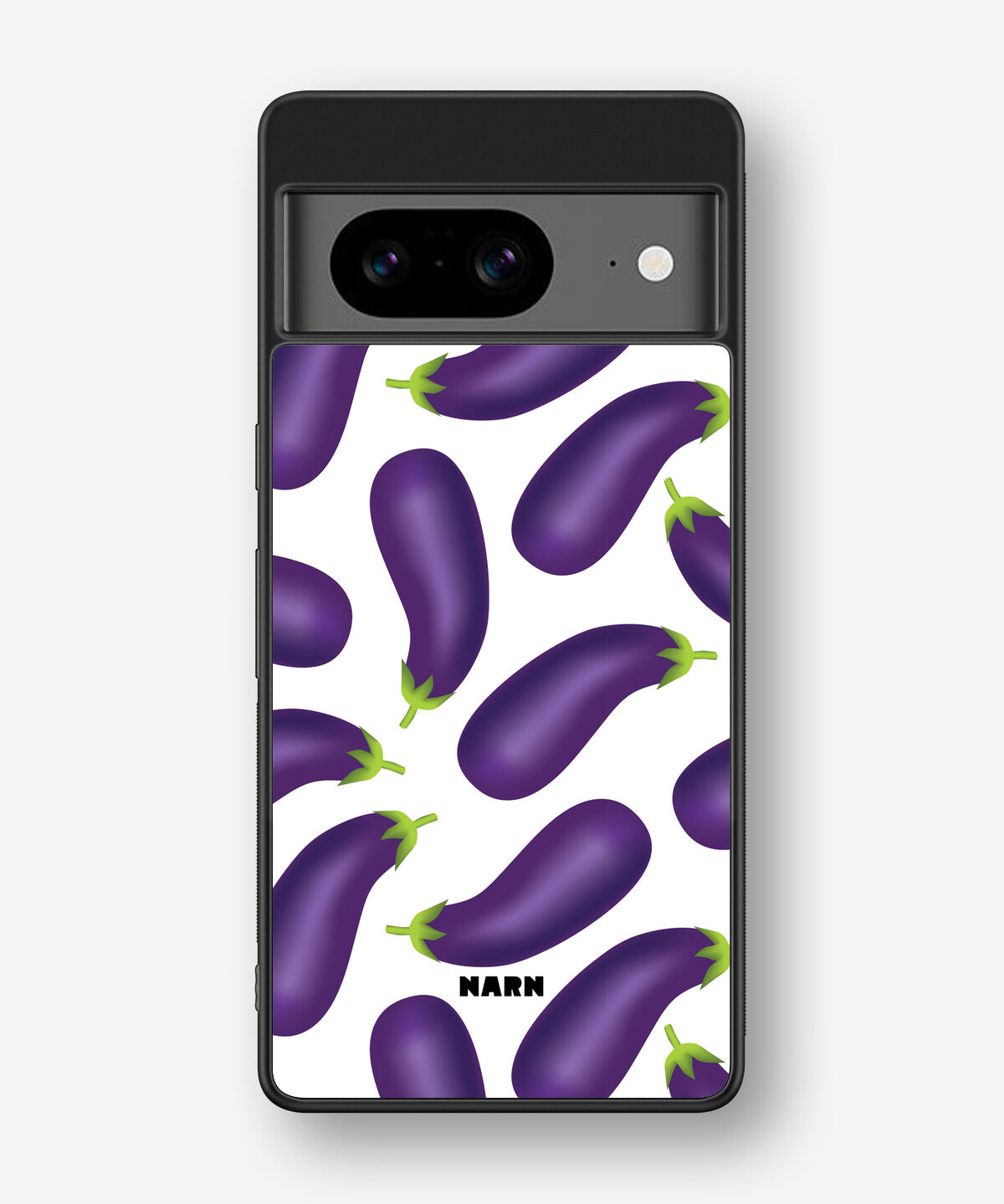 Google Pixel 8 Hard Case – Eggplant Pattern - View 1