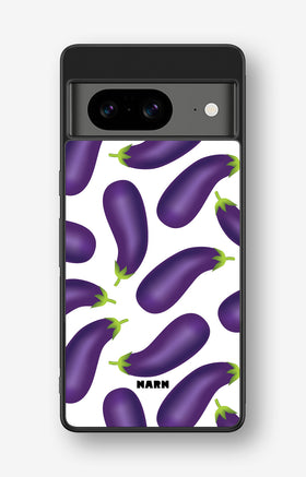 Google Pixel 8 Hard Case – Eggplant Pattern - View 1