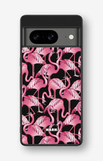 Google Pixel 8 Hard Case – Flamingos - View 1