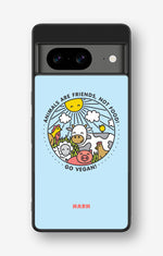 Google Pixel 8 Hard Case – Friends, Not Food - View 1