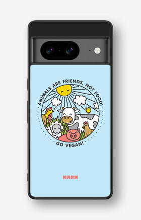 Google Pixel 8 Hard Case – Friends, Not Food - View 1