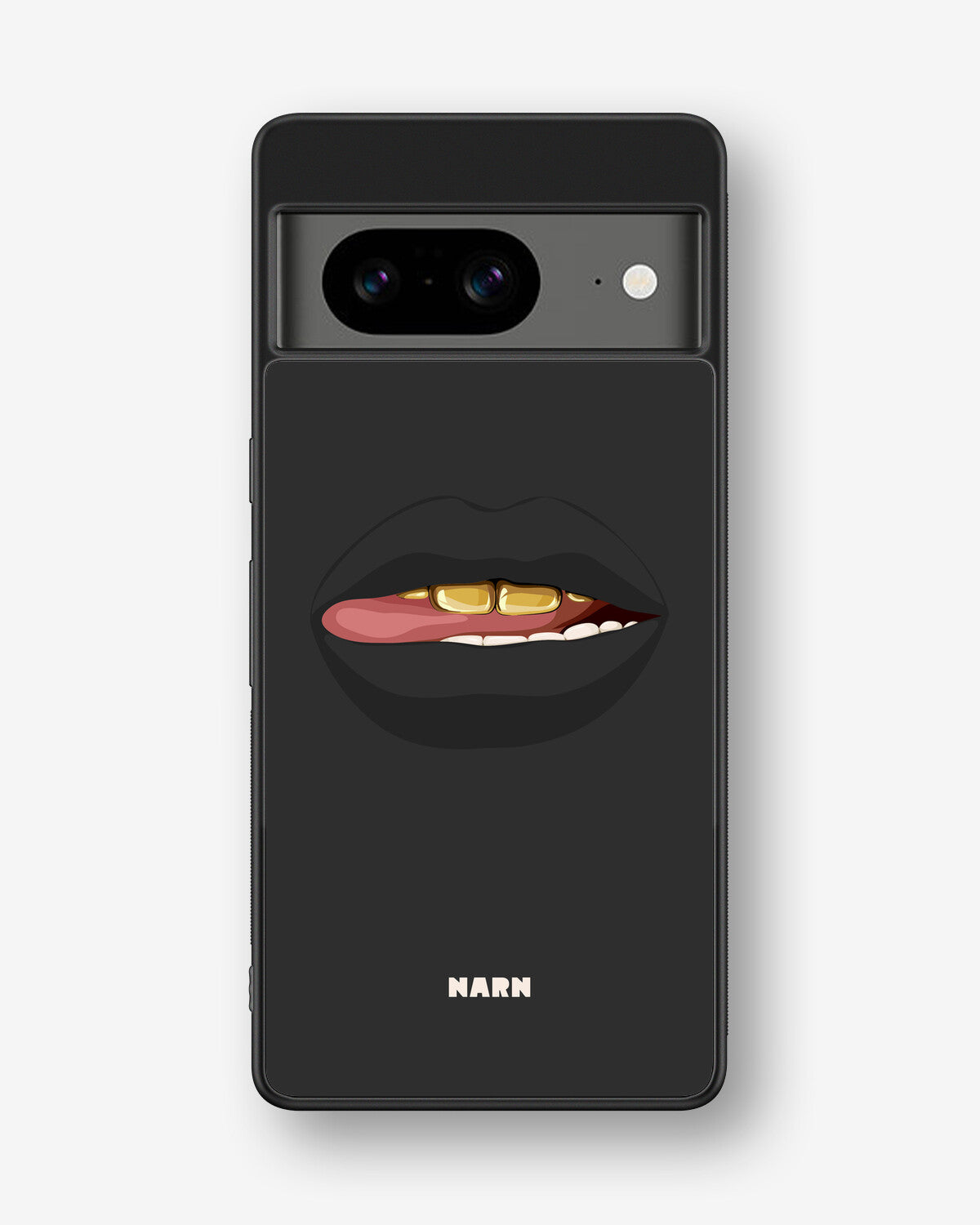 Google Pixel 8 Hard Case – Golden Lips - View 1