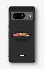 Google Pixel 8 Hard Case – Golden Lips - View 1