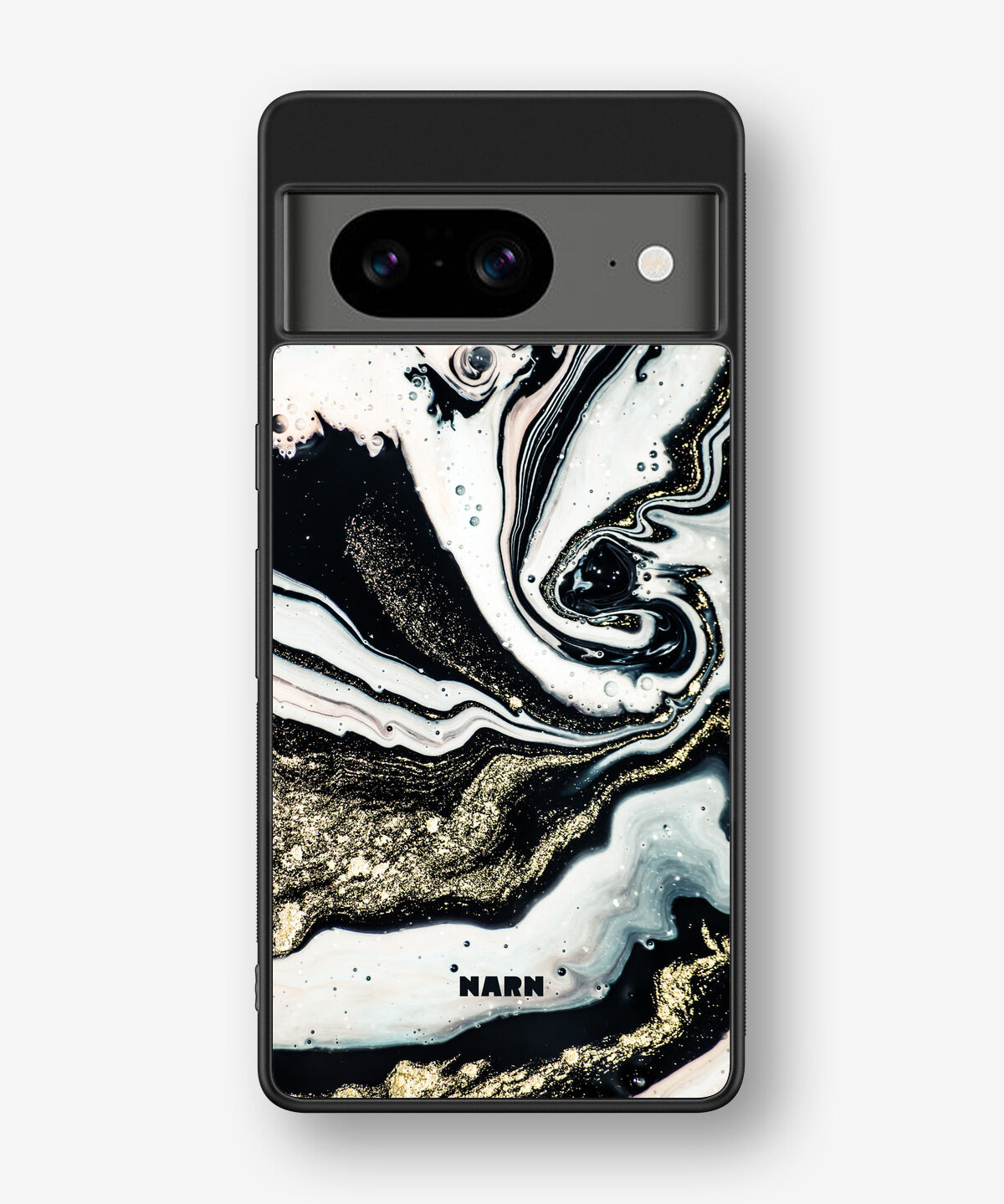 Google Pixel 8 Hard Case – Golden Swirl - View 1