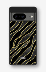 Google Pixel 8 Hard Case – Golden Zebra - View 1