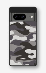 Google Pixel 8 Hard Case – Grey Camo - View 1